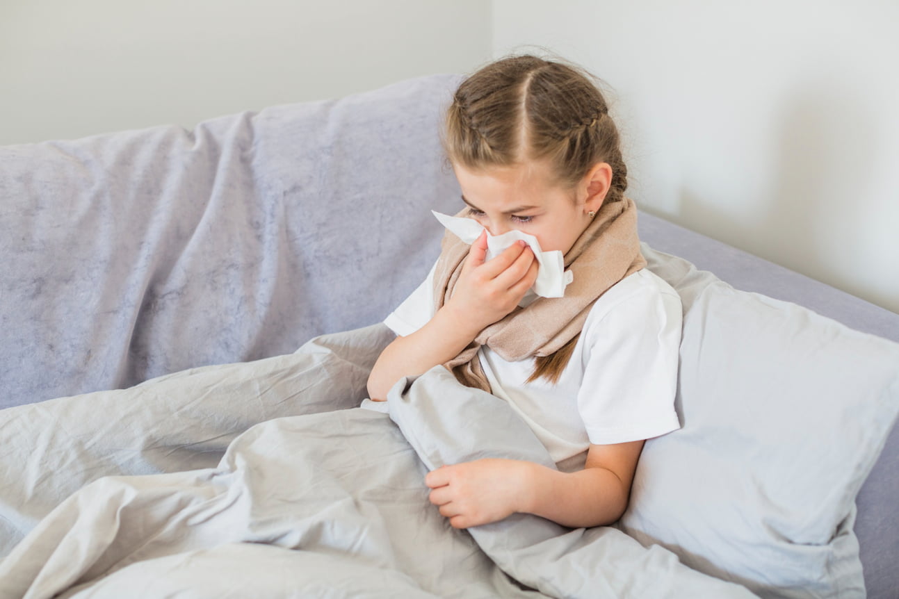child sick with croup